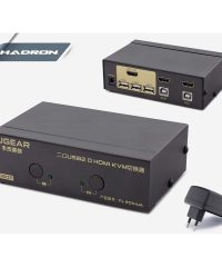HADRON HN249 SWITCH USB+HDTV KVM 3 PORT