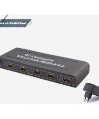 HADRON HD205 SPLITTER HDMI 1.4V 1080P 3D 1 GİRİŞ 4 ÇIKIŞ
