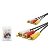 HADRON HD4593 KABLO 3RCA TO 3RCA 3MT