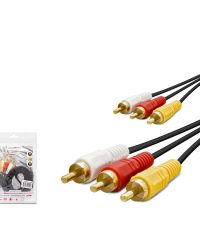 HADRON HD4593 KABLO 3RCA TO 3RCA 3MT