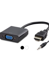 HADRON HR4105 ÇEVİRİCİ HDMI TO VGA + SESLI