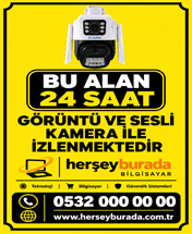 7/24 Uyarı Levhası v3