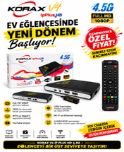 Korax IpPlus Hd V4 Mini Uydu Alıcısı